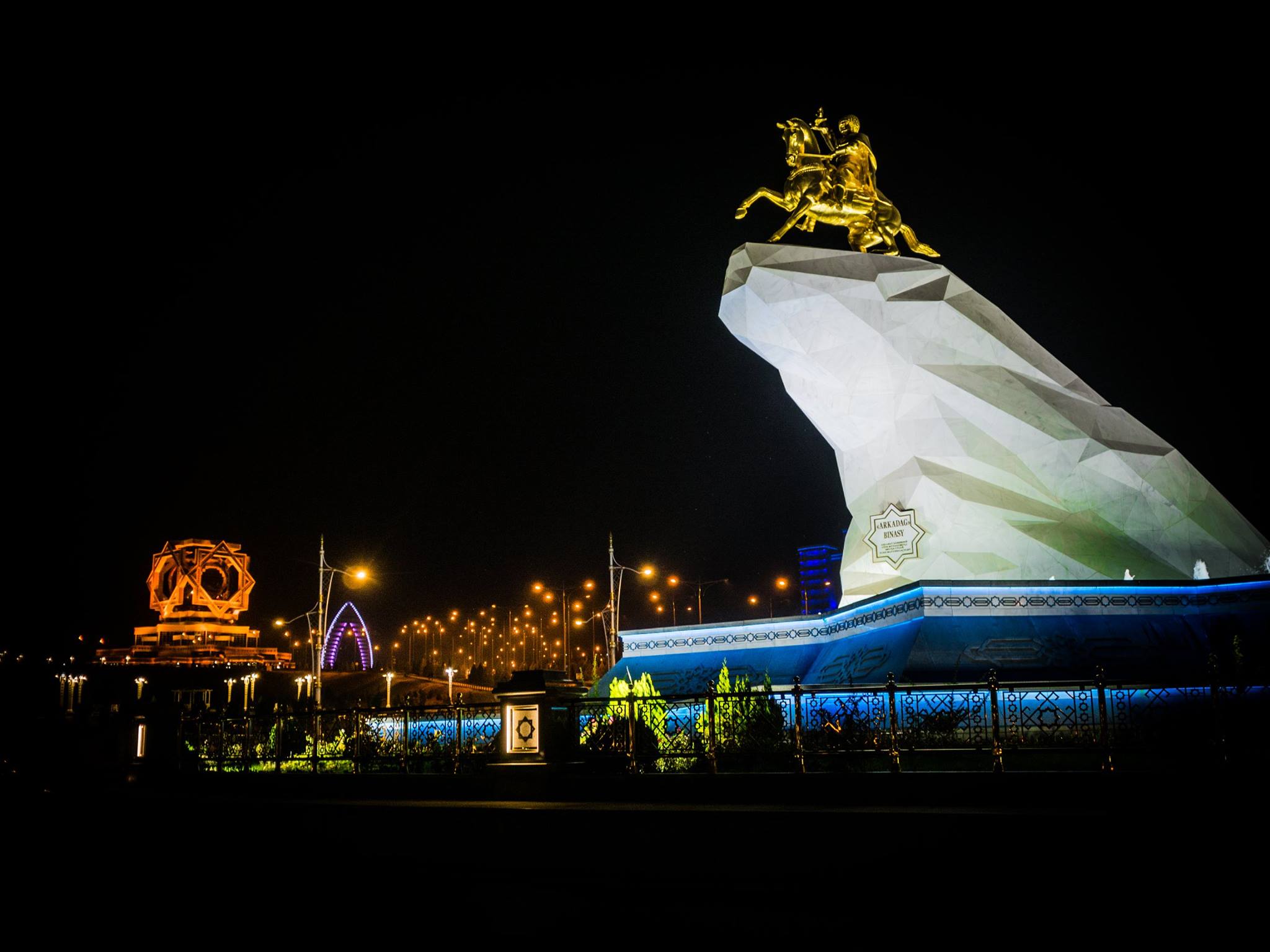 Arkadag Monument, Ashgabat, Turkmenistan