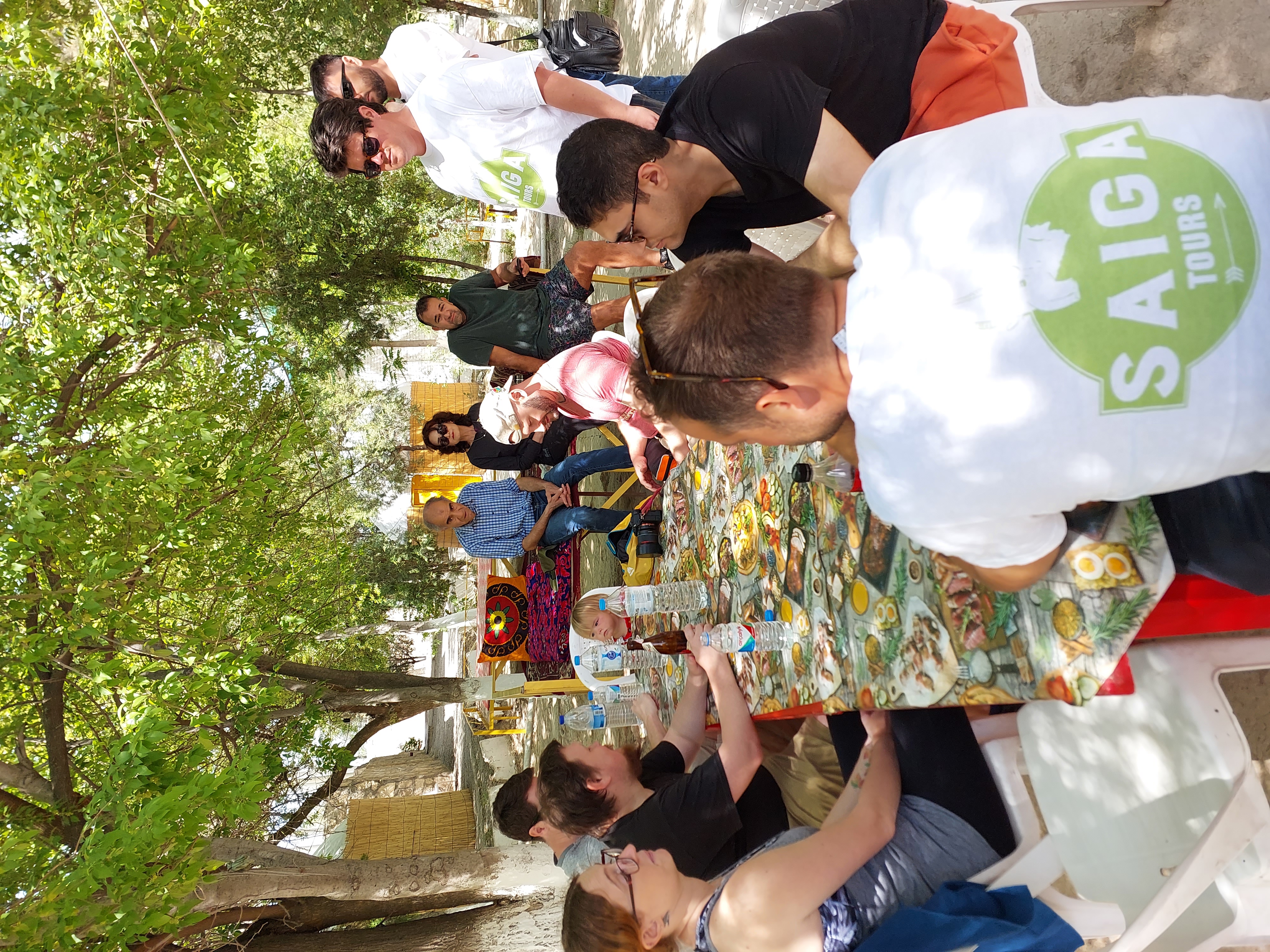 Lunch at Kow Ata, Turkmenistan