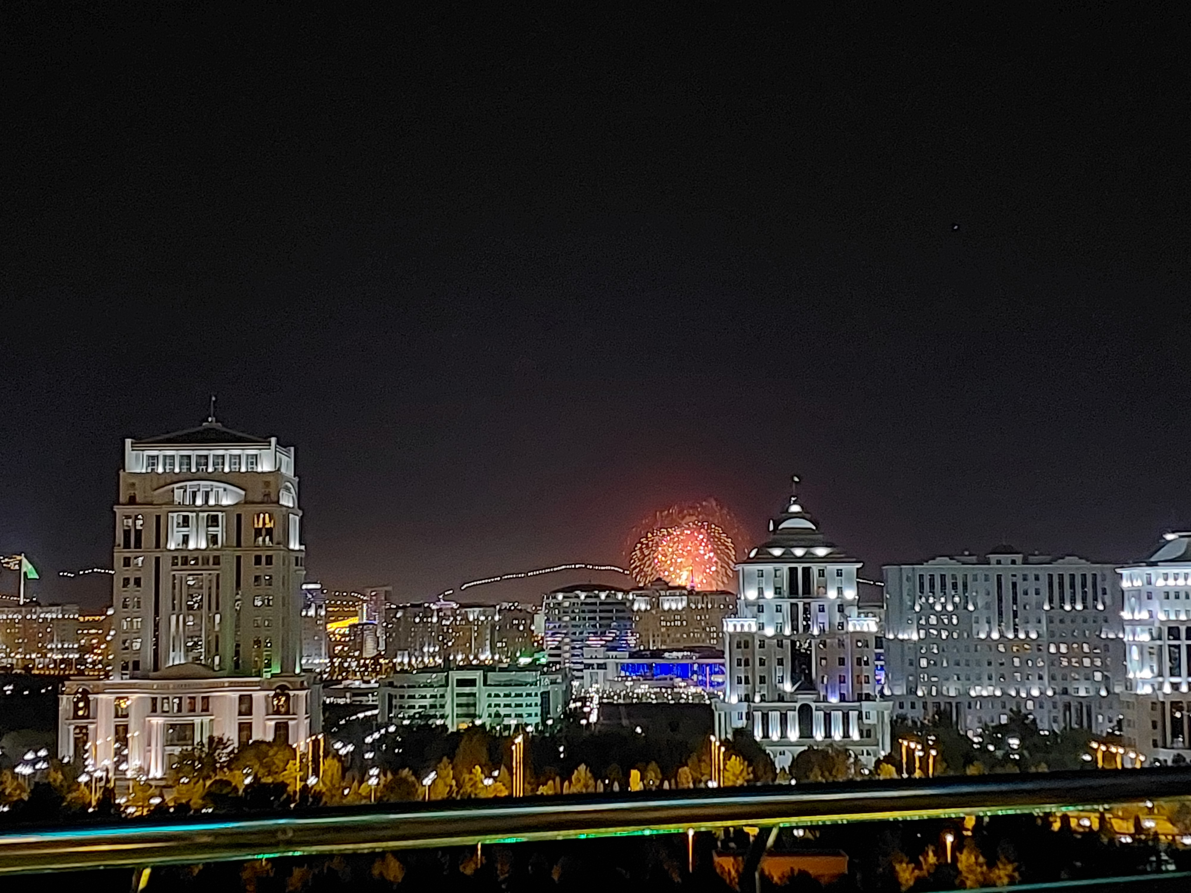 Turkmenistan Independence Day fireworks, Ashgabat