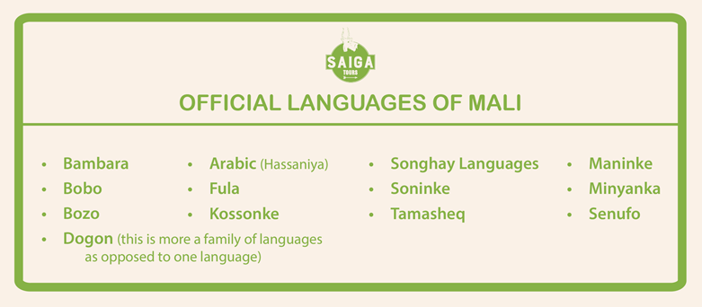 Languages In Mali Language | Mali | Saiga Tours